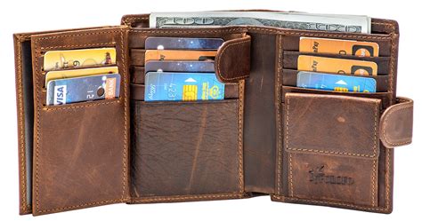 leather rfid card holder uk|rfid trifold leather wallet.